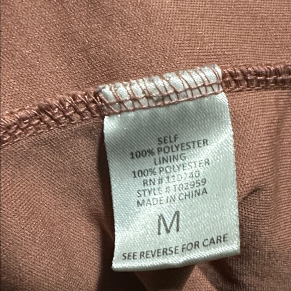 Women's Ruffled Brown Top - Picture 4 of 4